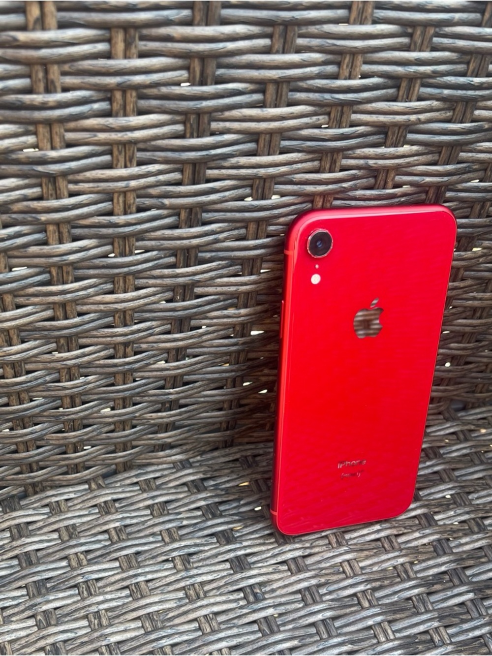 Apple iPhone  XR  Red Back Frame Housing with  Rear Camera + Battery Excellent - Picture 5 of 9